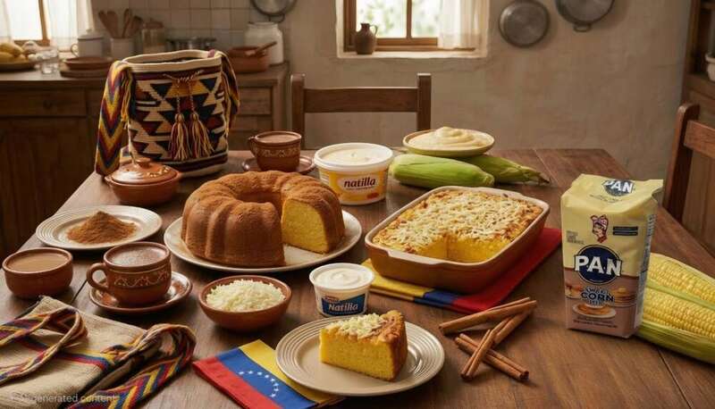 Sweet Corn Cake Venezuelan kitchen