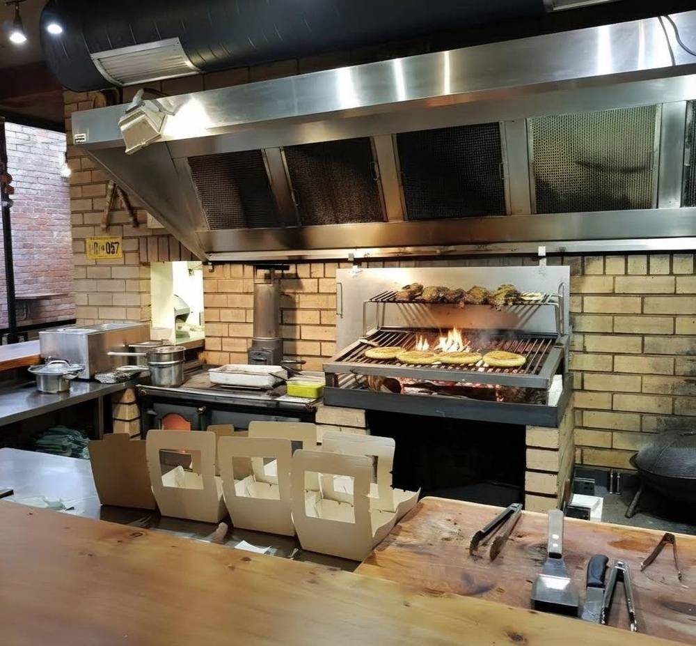 El Humero wood-fired grill kitchen