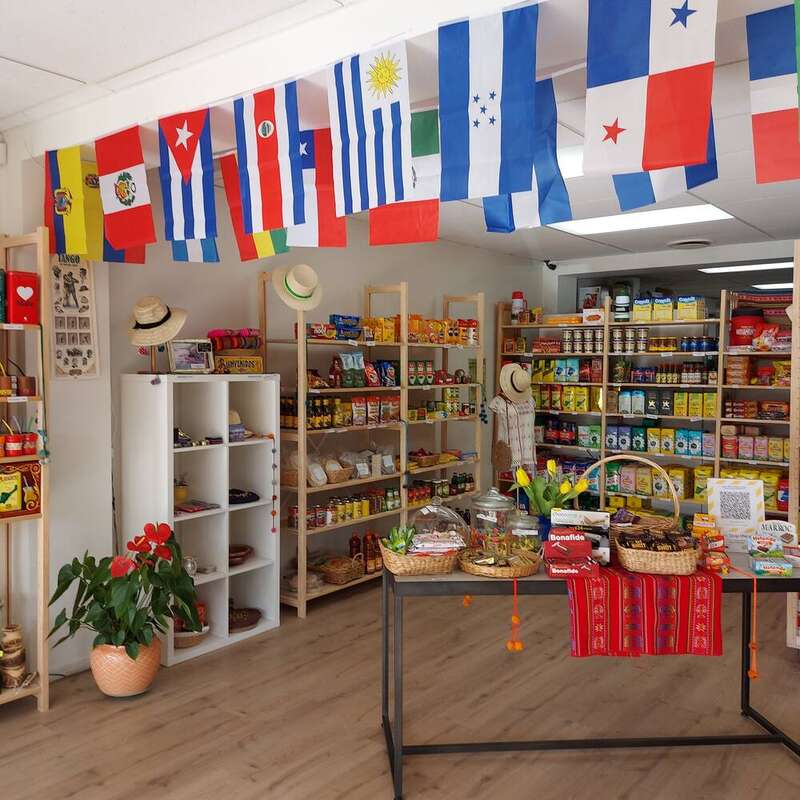 Pachamama interior Latin flags